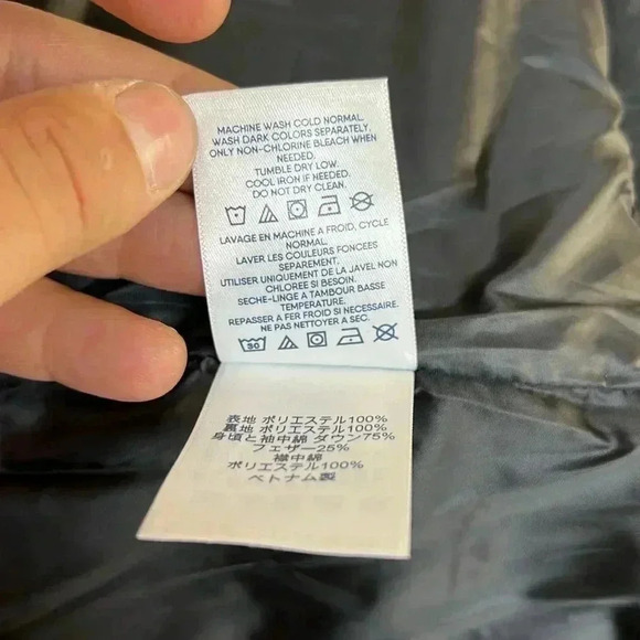 Lands End Black Jacket Size M - Picture 7 of 8